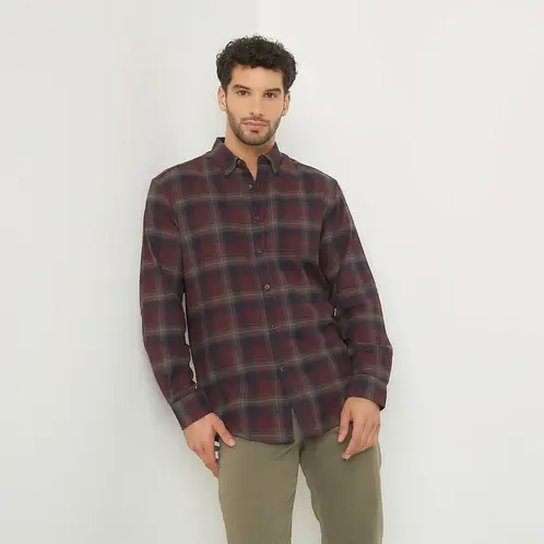 NEWPORT - Camisa Manga Larga Casual Algodón Hombre