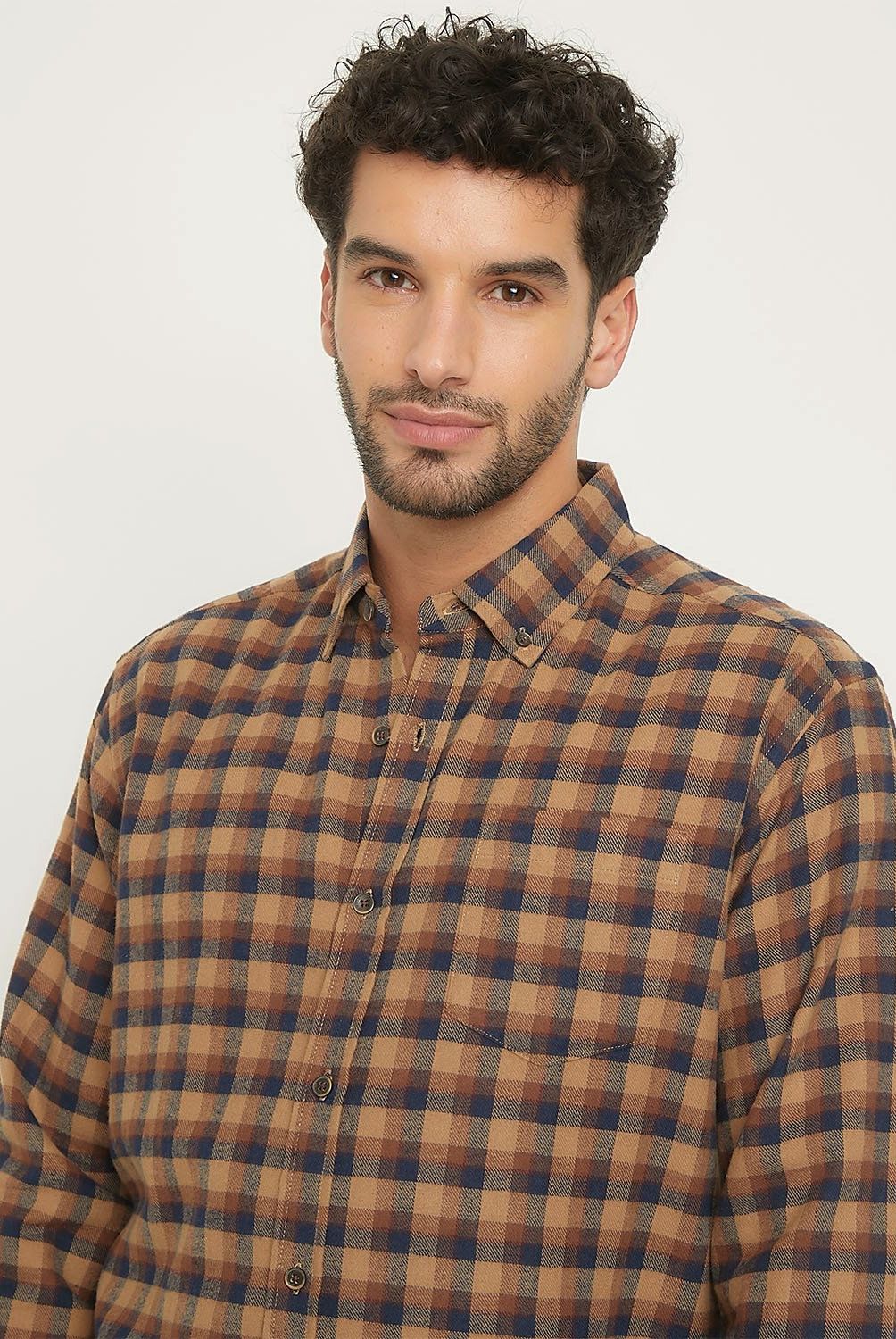 NEWPORT - Camisa Manga Larga Casual Algodón Hombre Newport