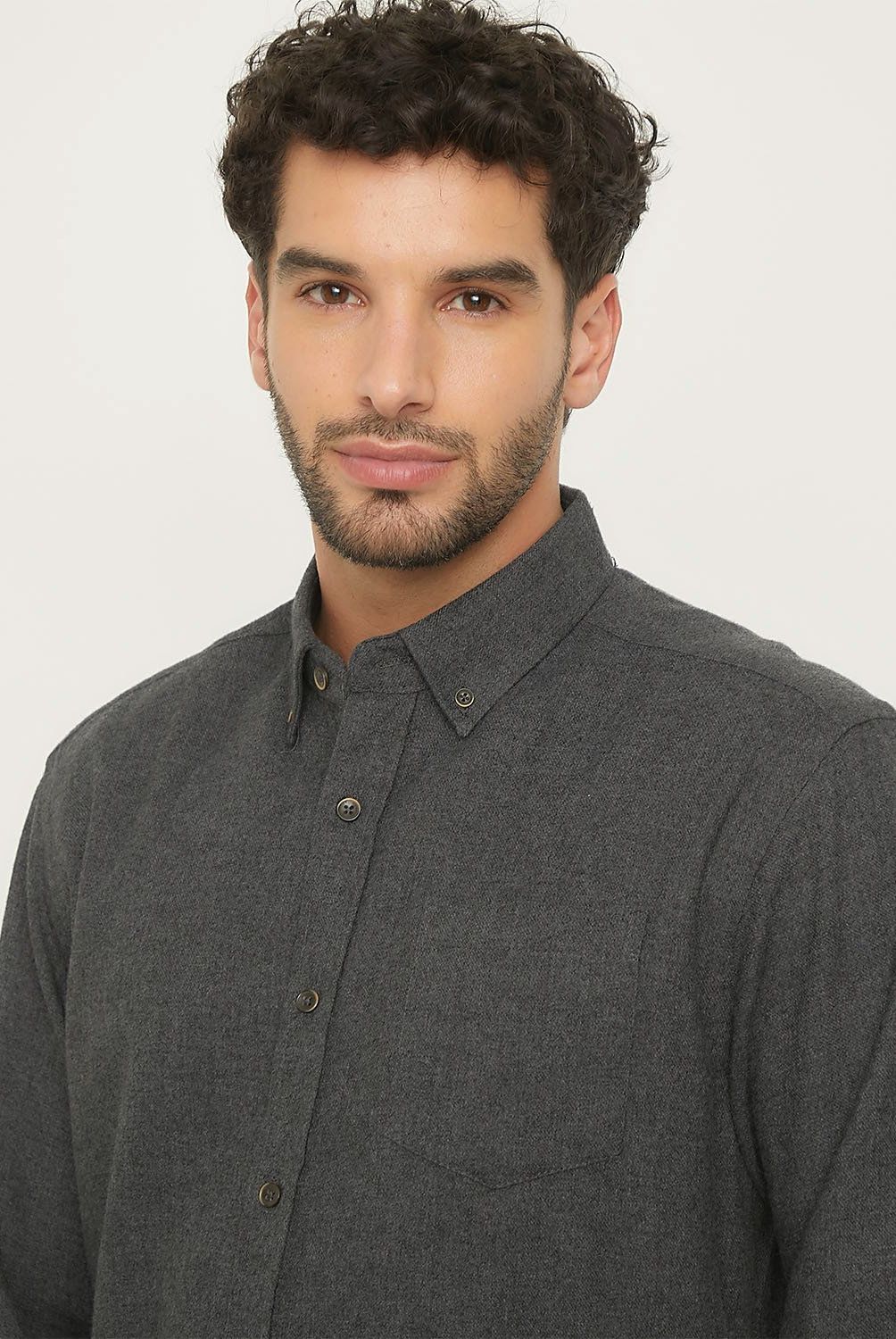 NEWPORT - Camisa Manga Larga Casual Algodón Hombre Newport