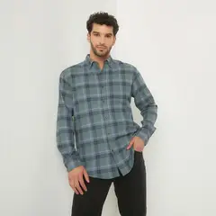 NEWPORT - Camisa Manga Larga Casual Algodón Hombre