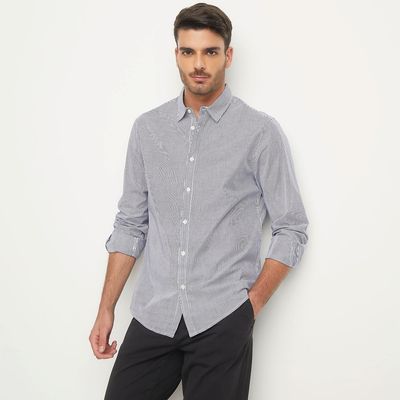 Imagen 1 del producto Camisa Manga Larga Rayas Slim Fit Hombre