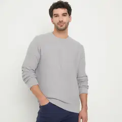 NEWPORT - Sweater Casual de Algodón Hombre Manga Larga