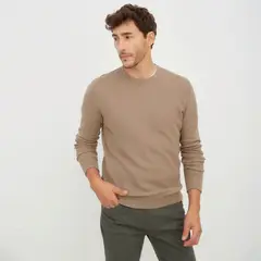NEWPORT - Sweater Casual de Algodón Hombre Manga Larga
