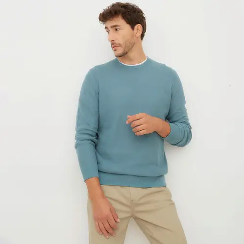 NEWPORT - Sweater Casual de Algodón Hombre Manga Larga