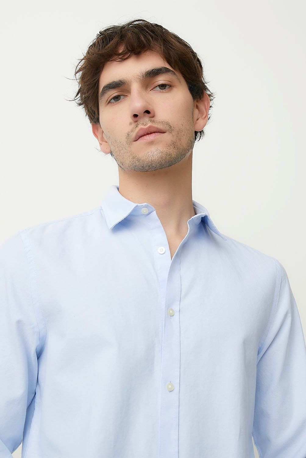 BASEMENT - Camisa Manga Larga Algodón Hombre Basement