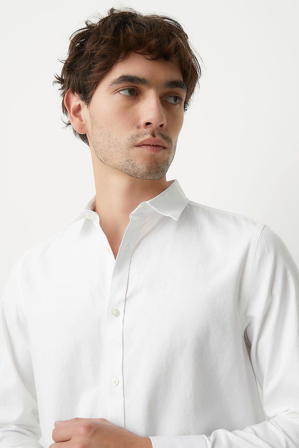 BASEMENT - Camisa Manga Larga Algodón Hombre Basement