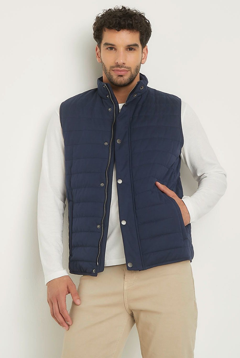NEWPORT - Parka Sin Mangas Casual Hombre Newport