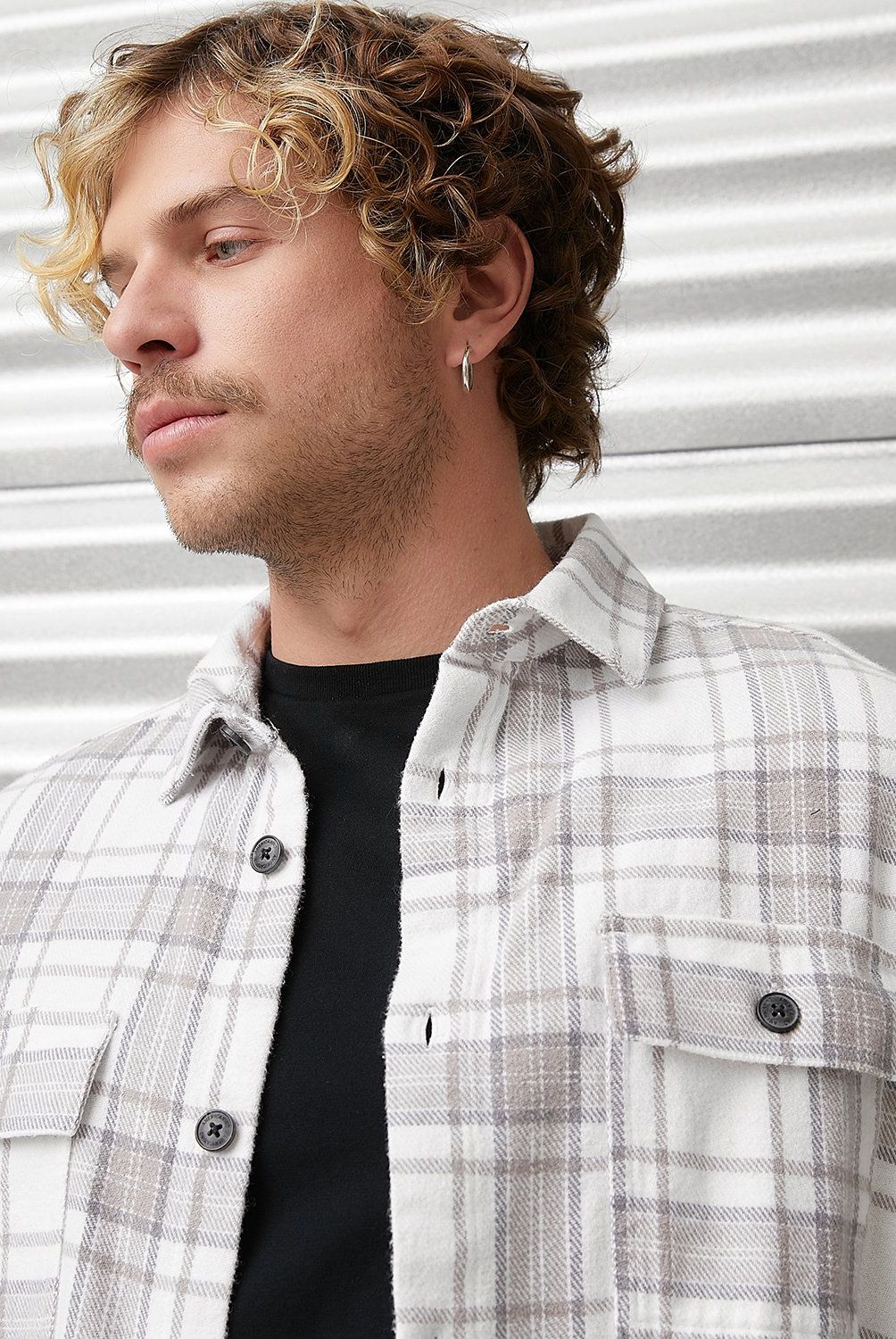 AMERICANINO - Camisa Casual Manga Larga Algodón Hombre Americanino