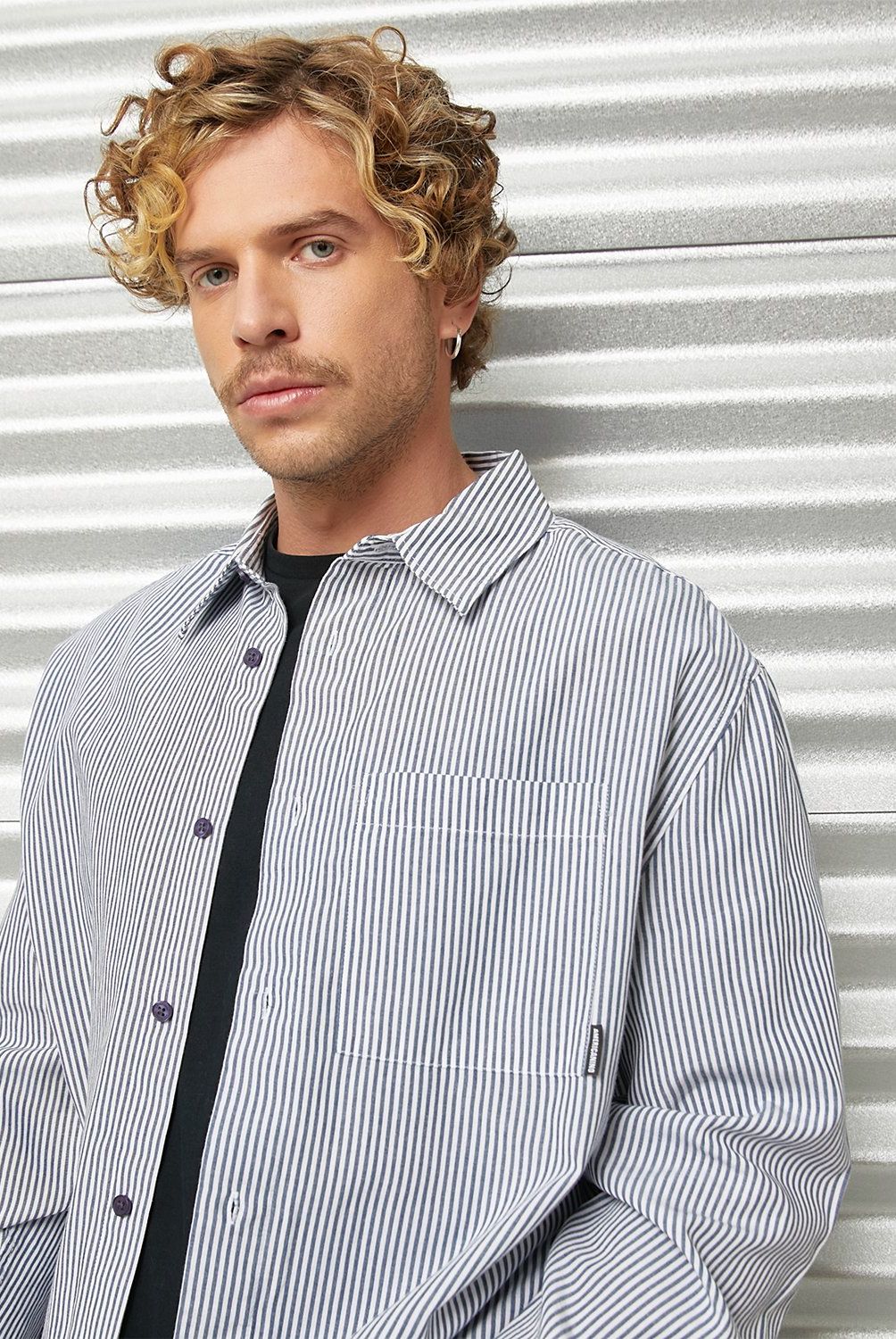 AMERICANINO - Camisa Casual Manga Larga Hombre Americanino