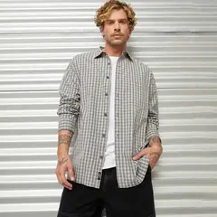 AMERICANINO - Camisa Manga Larga Algodón Hombre