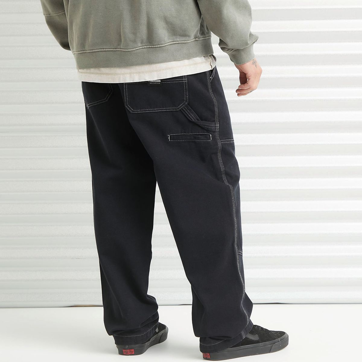 AMERICANINO - Jeans Carpintero Tiro Alto Relax Hombre Americanino