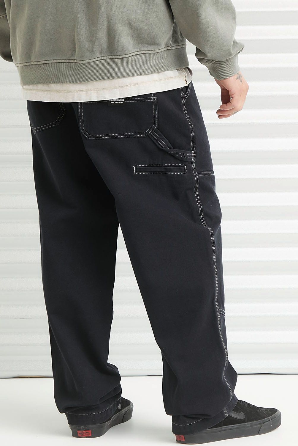 AMERICANINO - Jeans Carpintero Tiro Alto Relax Hombre Americanino
