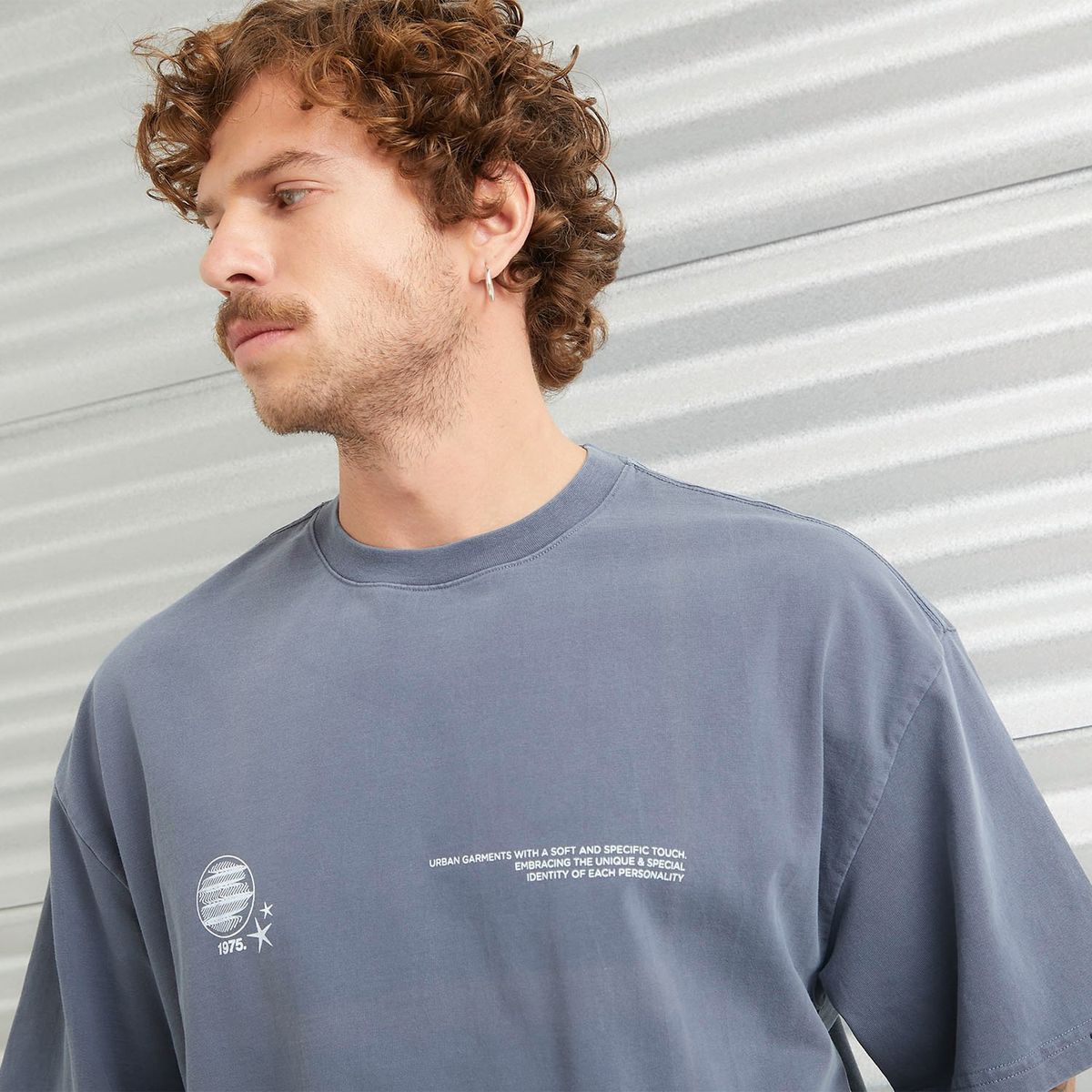 AMERICANINO - Polera Manga Corta Boxy Fit Algodón Hombre Americanino