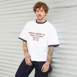 AMERICANINO - Polera Manga Corta Algodón Hombre