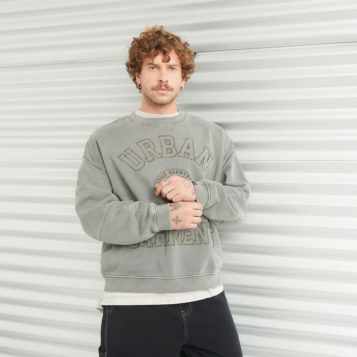 AMERICANINO - Polerón Boxy Fit Hombre Americanino