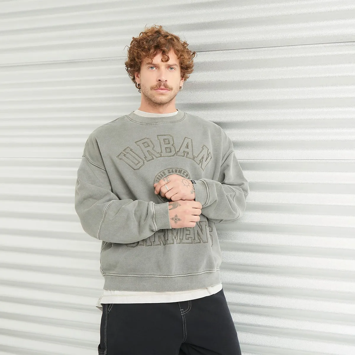 AMERICANINO - Polerón Boxy Fit Hombre Americanino