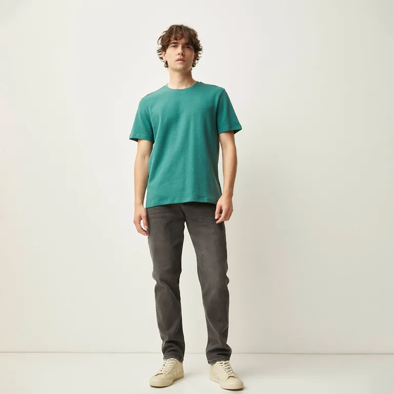 Jeans Slim Fit Hombre Algodón Semi Elasticado