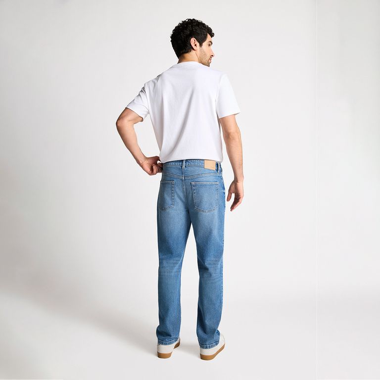 Jeans Slim Fit Hombre Algodón Semi Elasticado