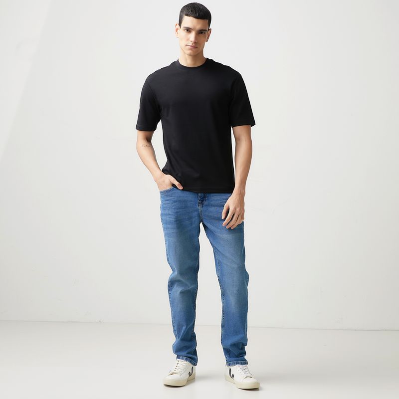 BASEMENT - Jeans Slim Fit Basement Hombre Algodón Semi Elasticado