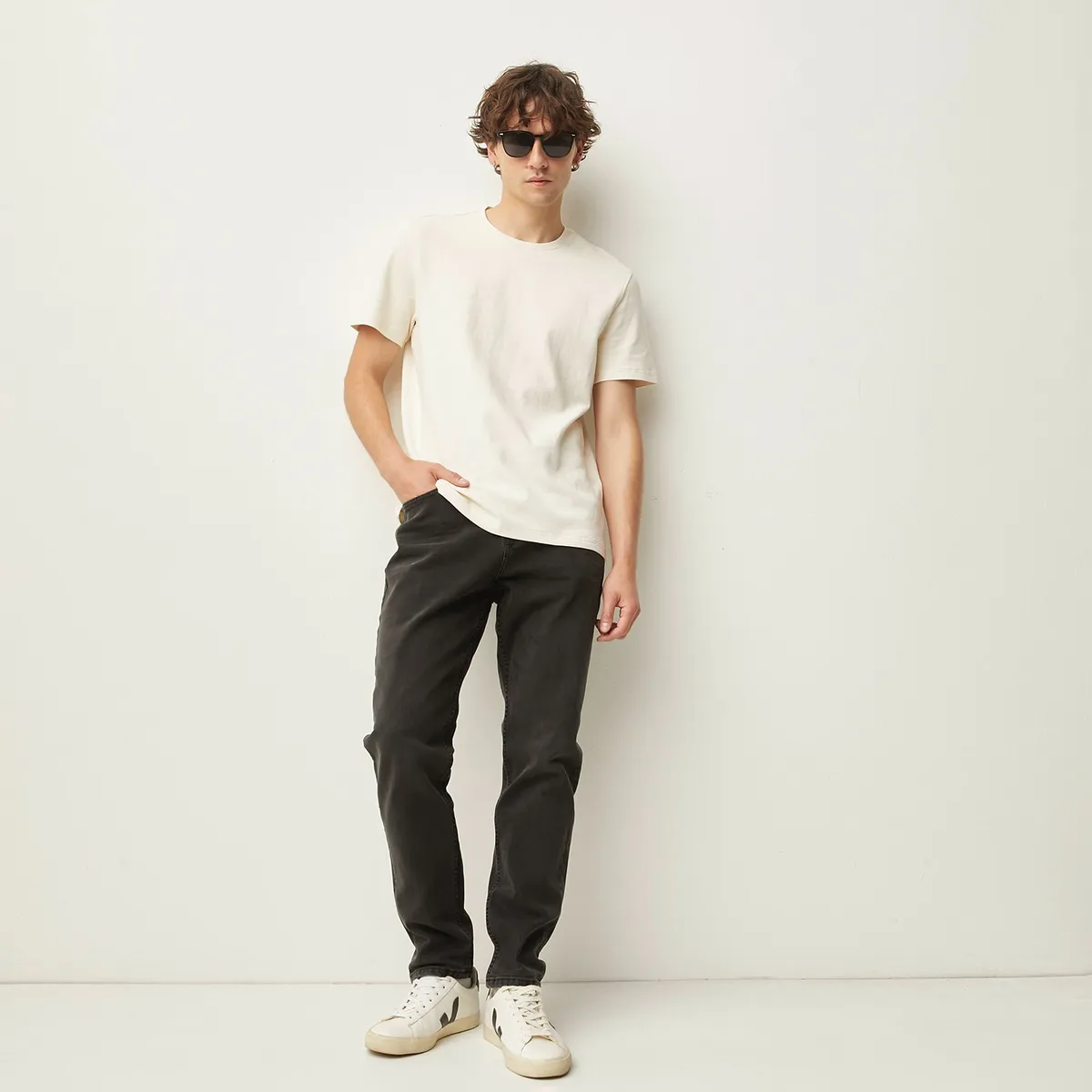 BASEMENT - Jeans Slim Fit Basement Hombre Algodón Semi Elasticado