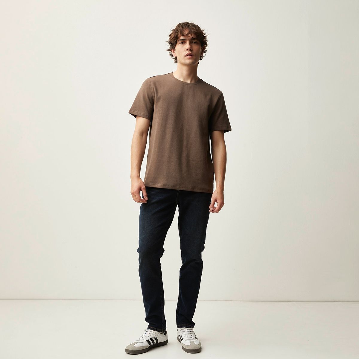 BASEMENT - Jeans Slim Fit Basement Hombre Algodón Semi Elasticado