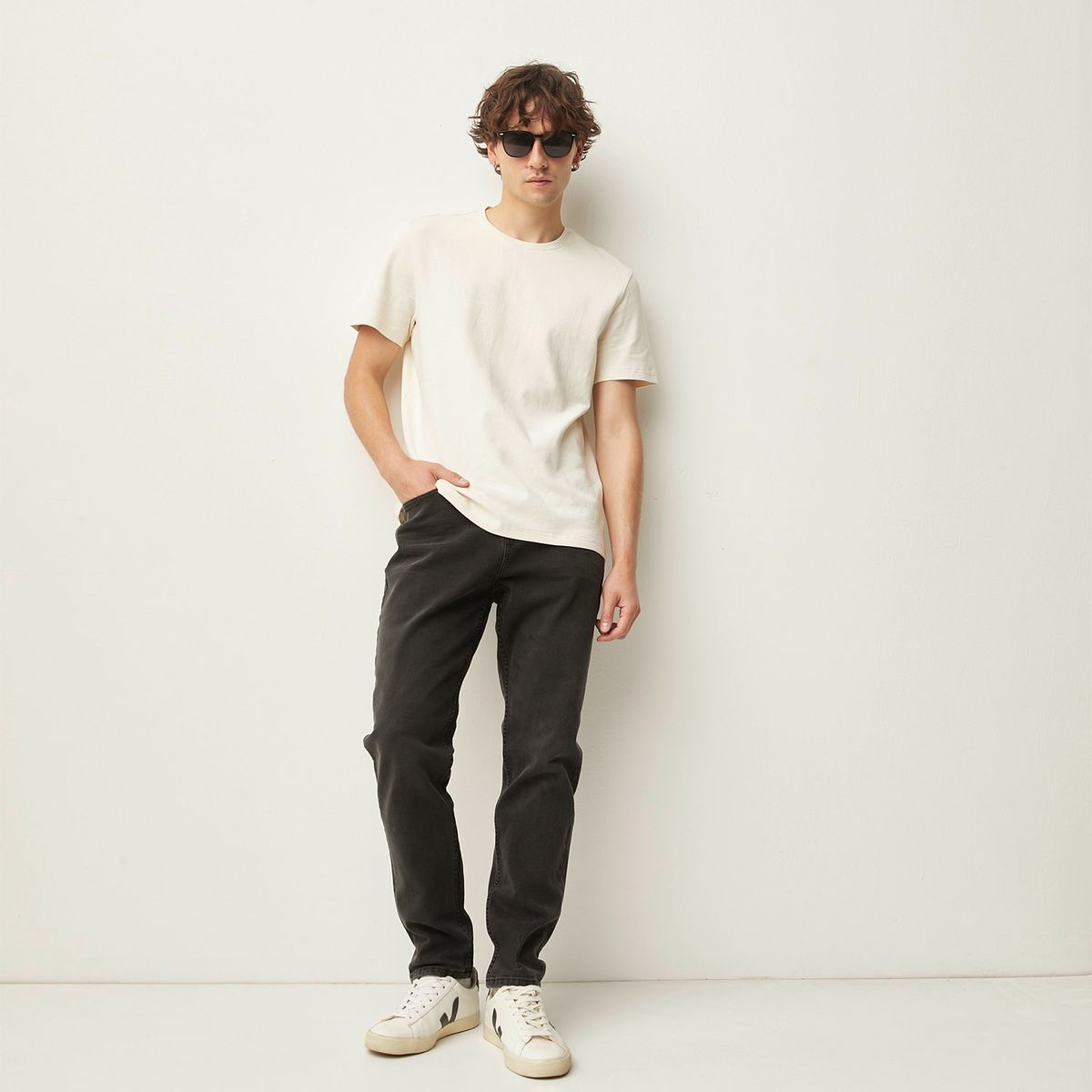 BASEMENT - Jeans Slim Fit Basement Hombre Algodón Semi Elasticado