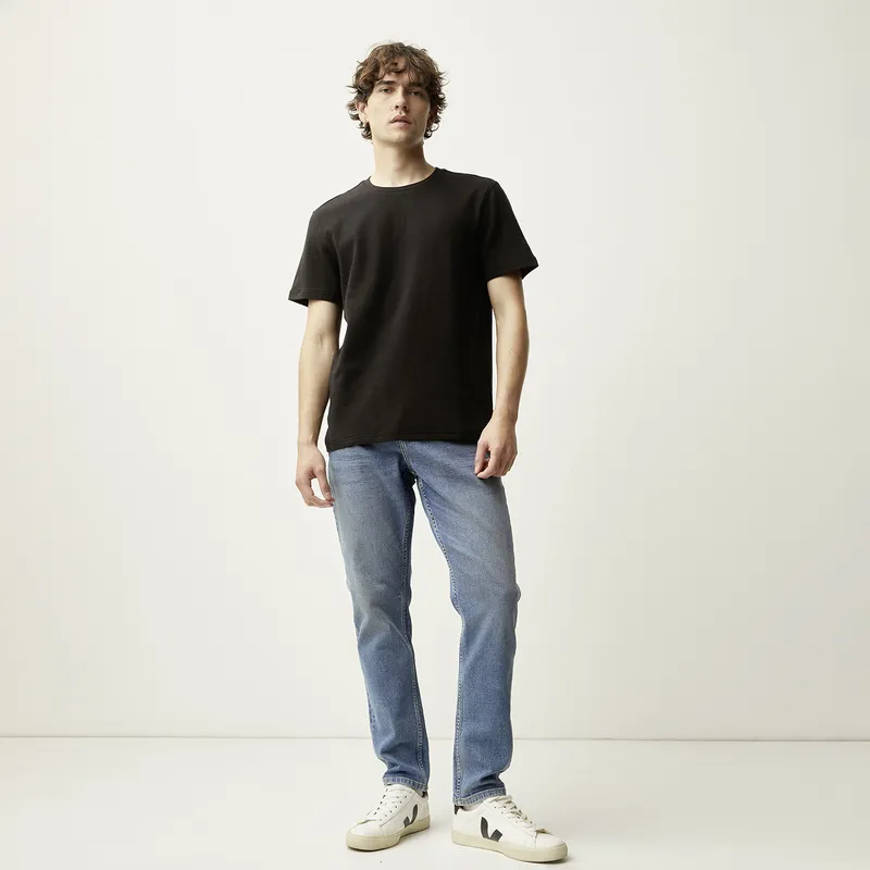 BASEMENT - Jeans Slim Fit Basement Hombre Algodón Semi Elasticado