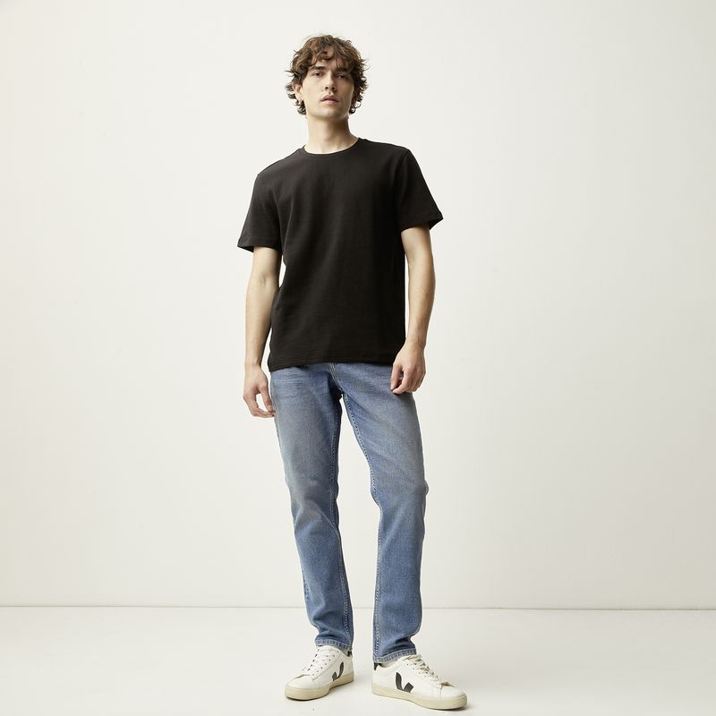 BASEMENT - Jeans Slim Fit Basement Hombre Algodón Semi Elasticado