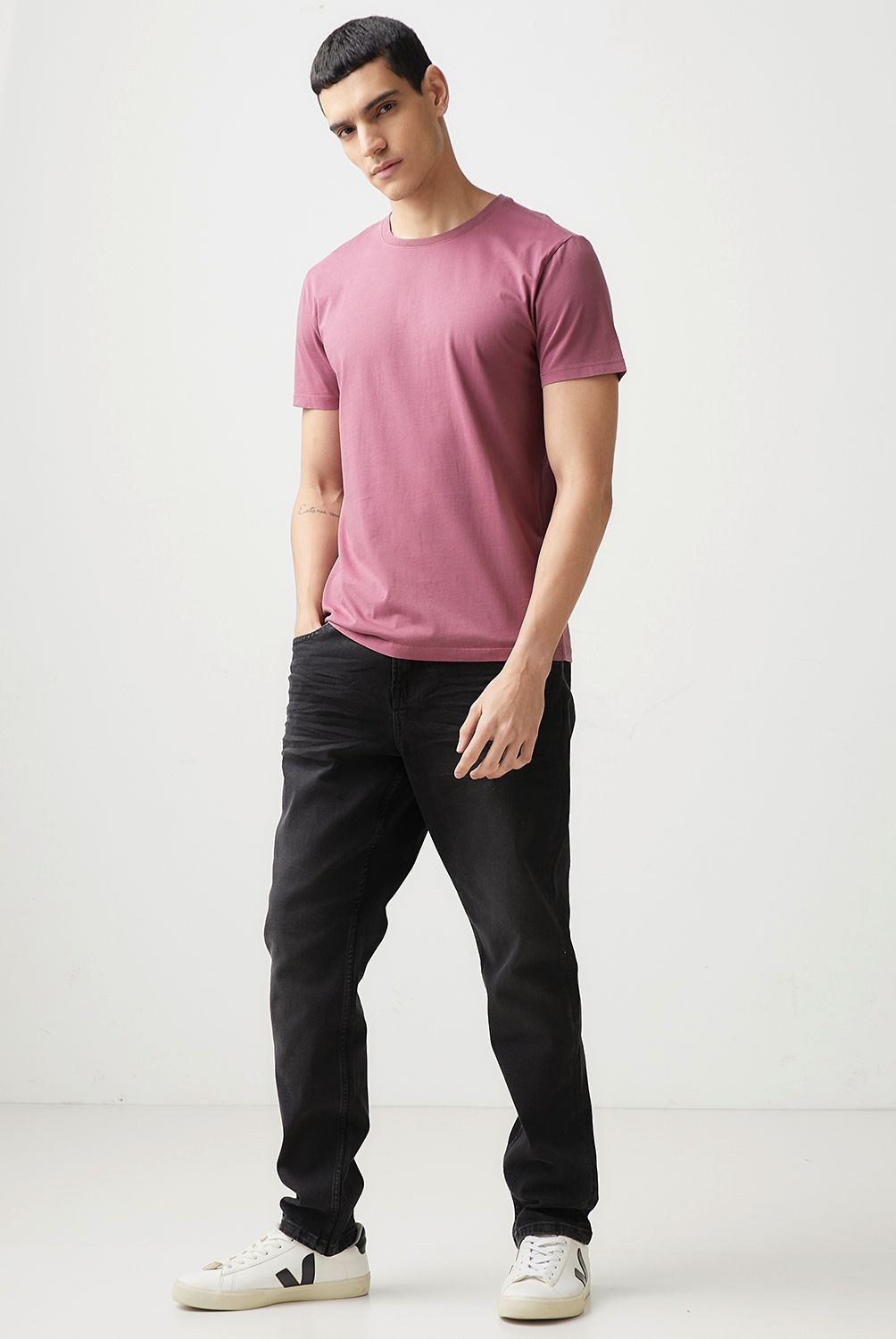 BASEMENT - Jeans Slim Fit Basement Hombre Algodón Semi Elasticado