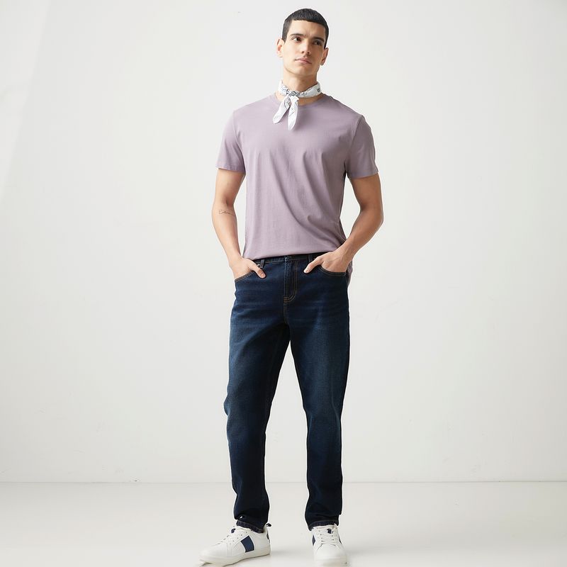 BASEMENT - Jeans Slim Fit Basement Hombre Algodón Semi Elasticado