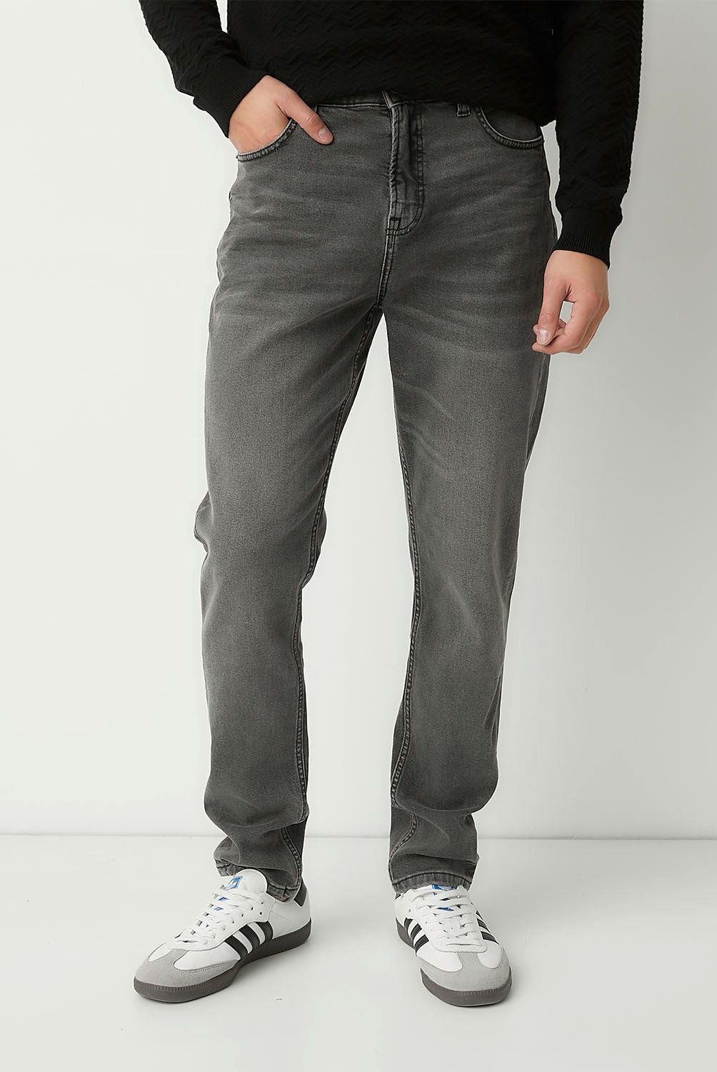 BASEMENT - Jeans Slim Fit Basement Hombre Algodón Semi Elasticado