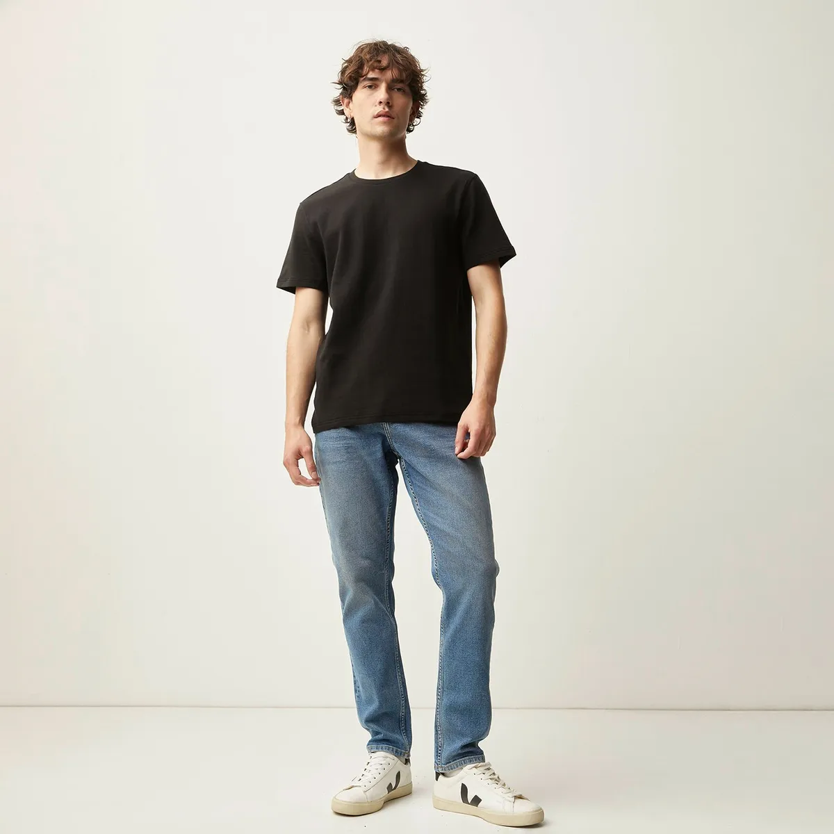 BASEMENT - Jeans Slim Fit Basement Hombre Algodón Semi Elasticado