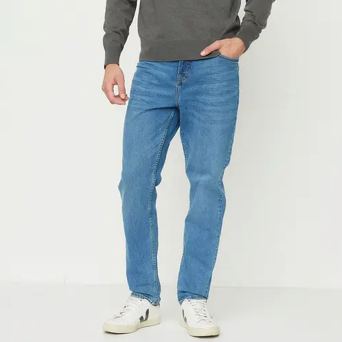 BASEMENT - Jeans Slim Fit Hombre Algodón Semi Elasticado