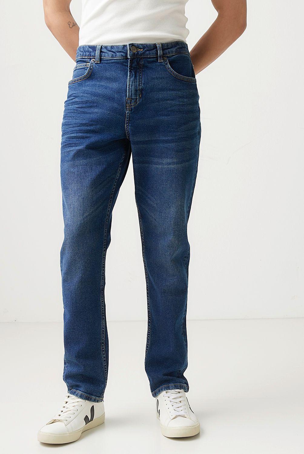 BASEMENT - Jeans Slim Fit Basement Hombre Algodón Semi Elasticado