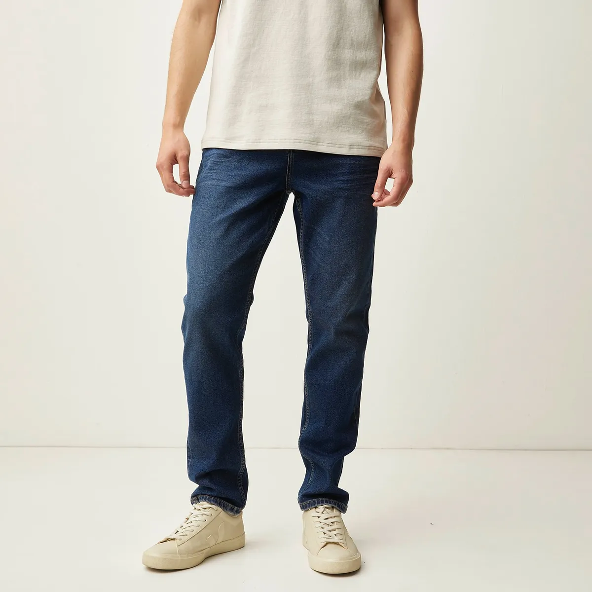 BASEMENT - Jeans Slim Fit Basement Hombre Algodón Semi Elasticado