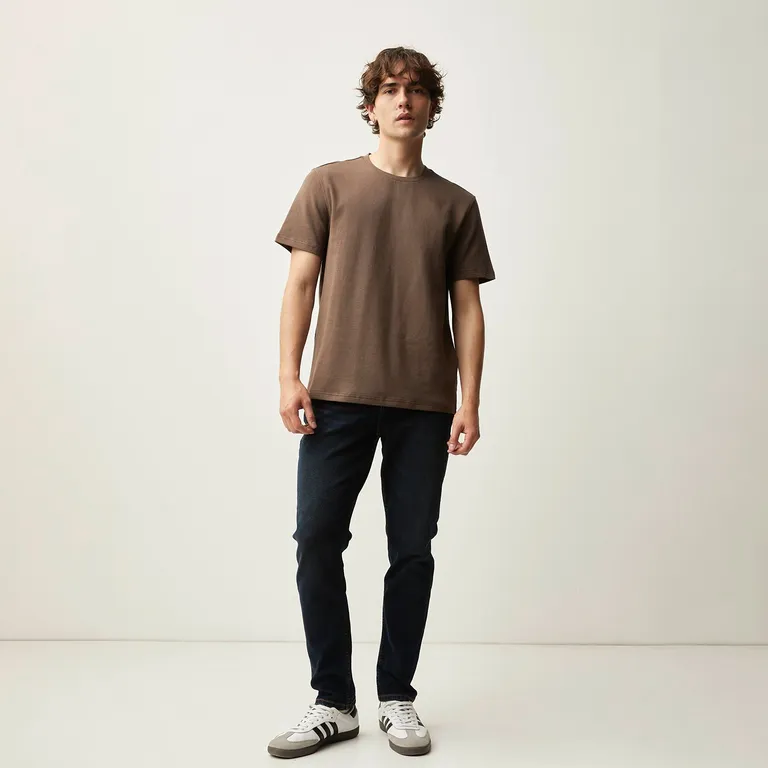 Jeans Slim Fit Hombre Algodón Semi Elasticado