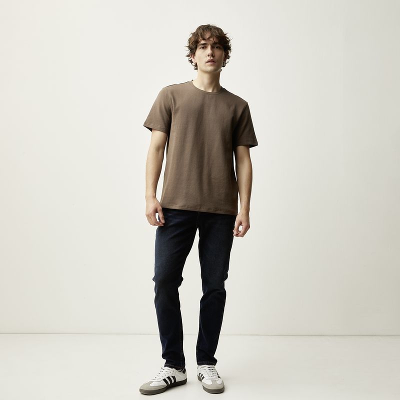 BASEMENT - Jeans Slim Fit Basement Hombre Algodón Semi Elasticado