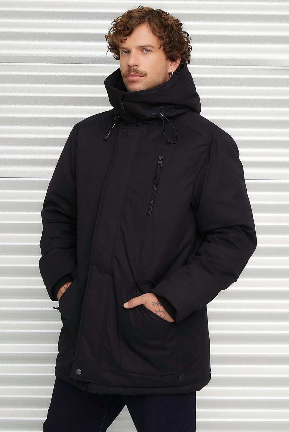 AMERICANINO - Parka Larga Hombre Americanino