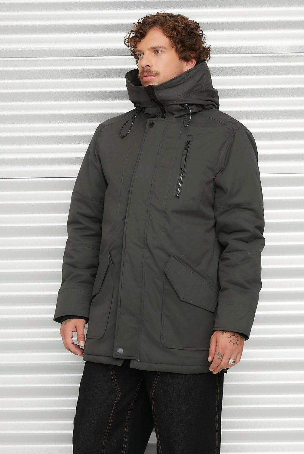 AMERICANINO - Parka Larga Hombre Americanino