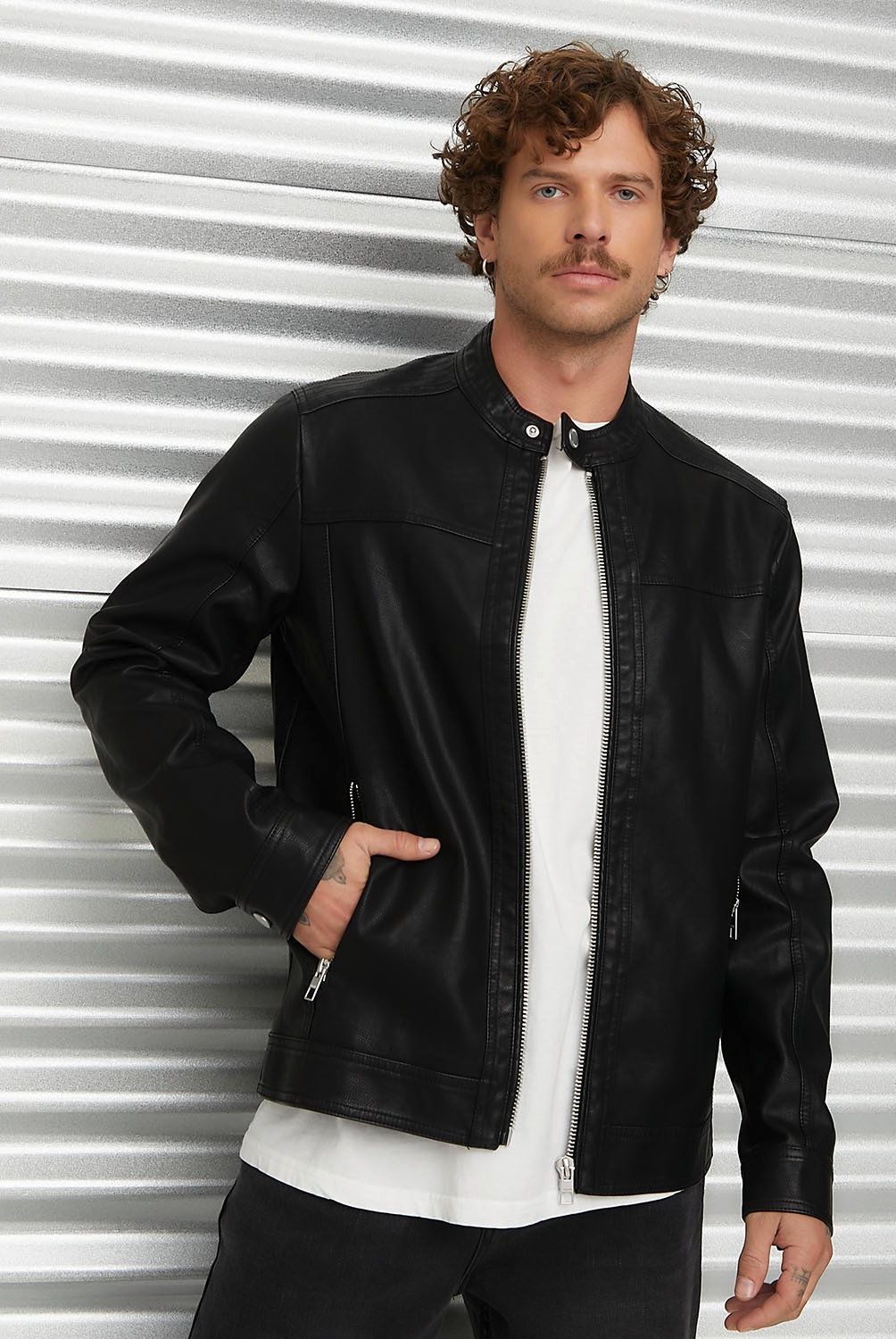 AMERICANINO - Chaqueta Pu Hombre Americanino