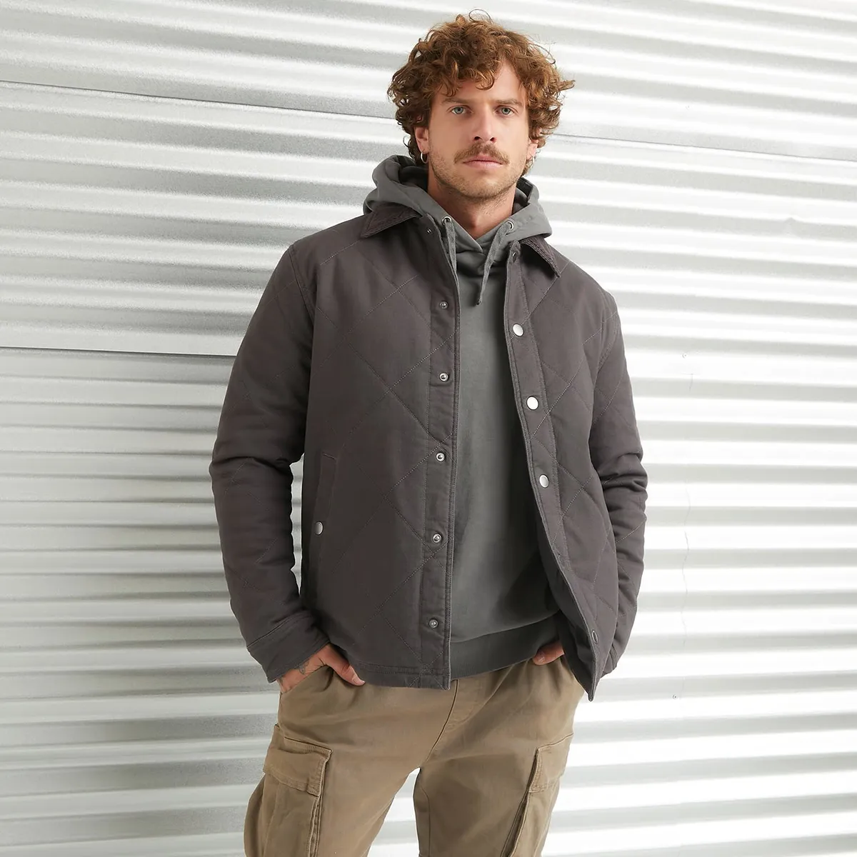 AMERICANINO - Chaqueta Quilt Hombre Americanino