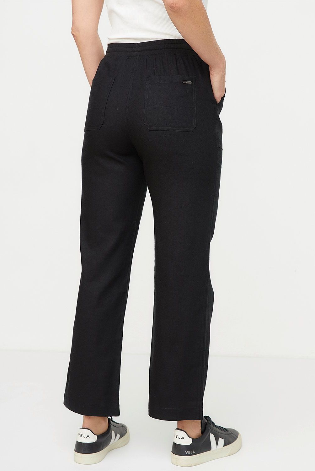 NEWPORT - Pantalón Flare Mujer Newport Viscosa y Lino Casual