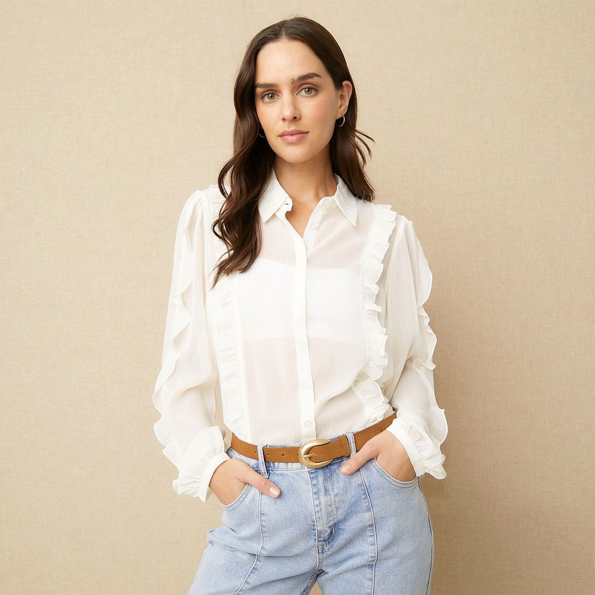 UNIVERSITY CLUB - Blusa Manga Larga Mujer University Club