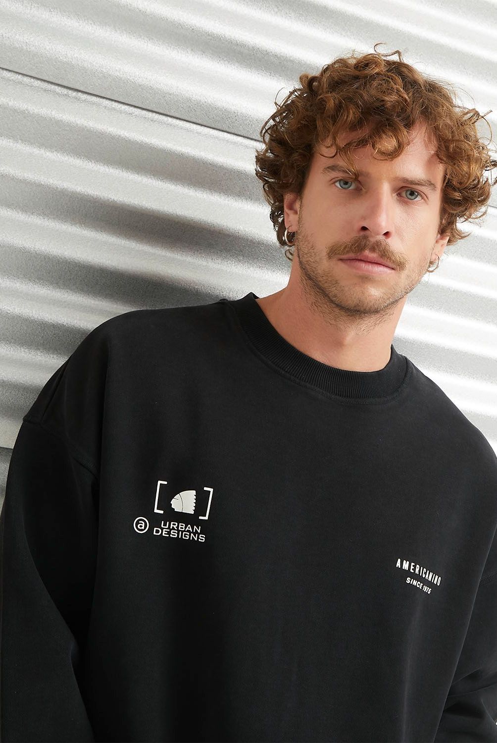 AMERICANINO - Polerón Crew Neck Hombre Americanino