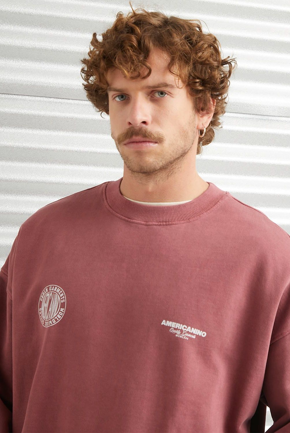 AMERICANINO - Polerón Crew Neck Hombre Americanino