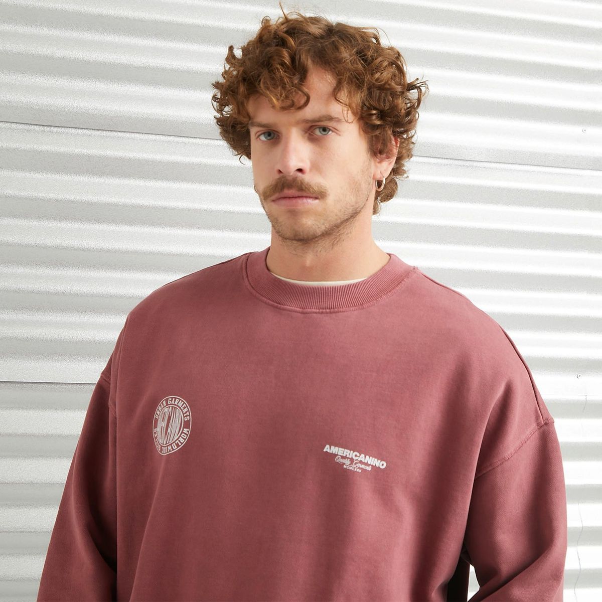 AMERICANINO - Polerón Crew Neck Hombre Americanino
