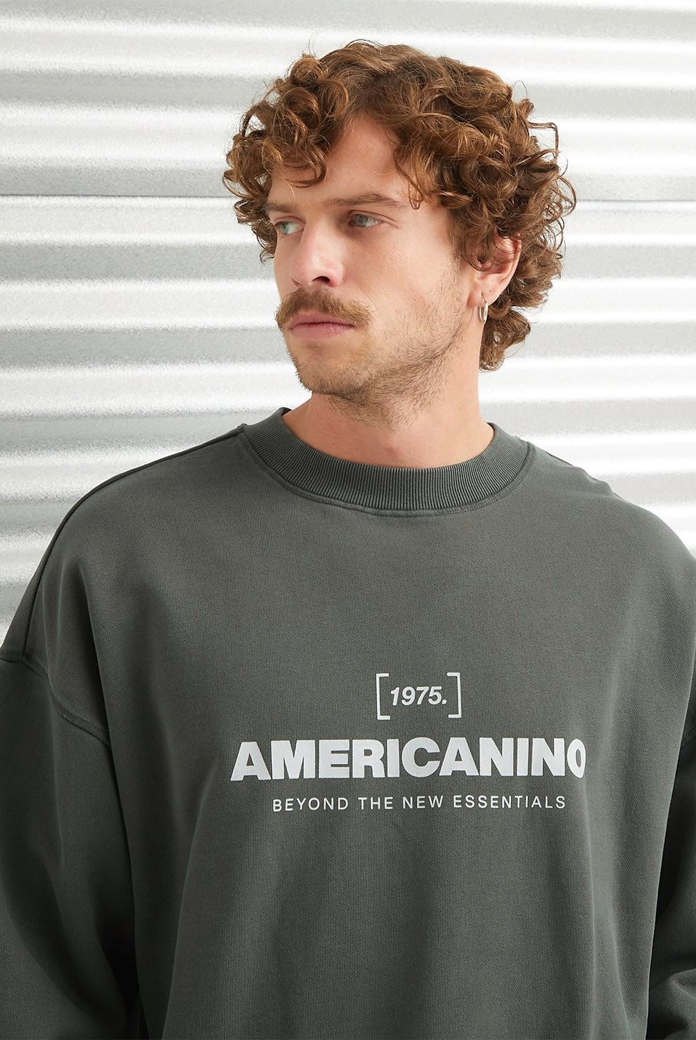 AMERICANINO - Polerón Crew Neck Hombre Americanino