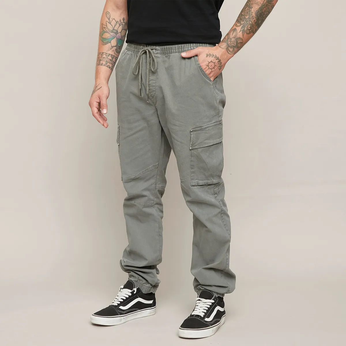 AMERICANINO - Pantalón Cargo Algodón Hombre Americanino