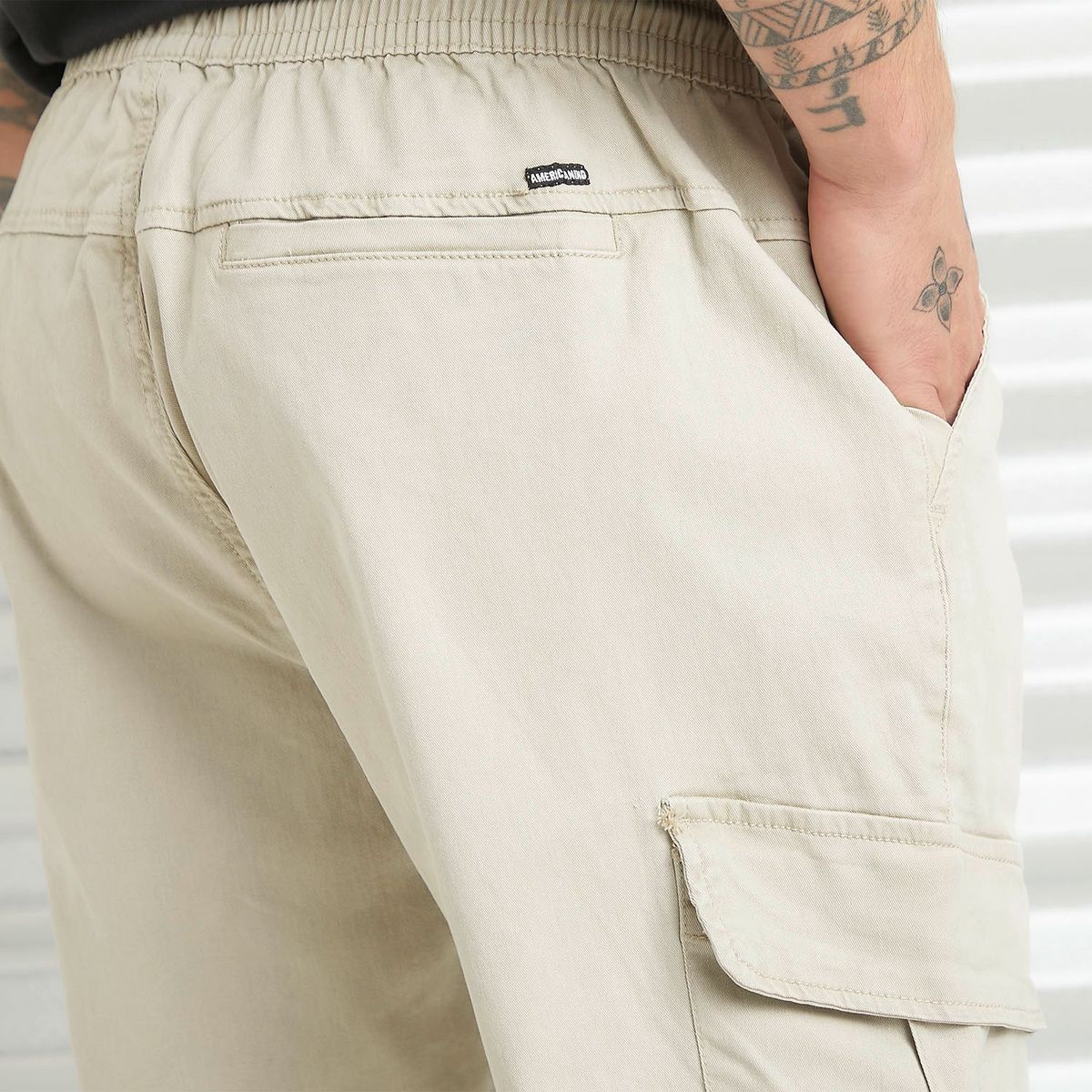 AMERICANINO - Pantalón Cargo Algodón Hombre Americanino