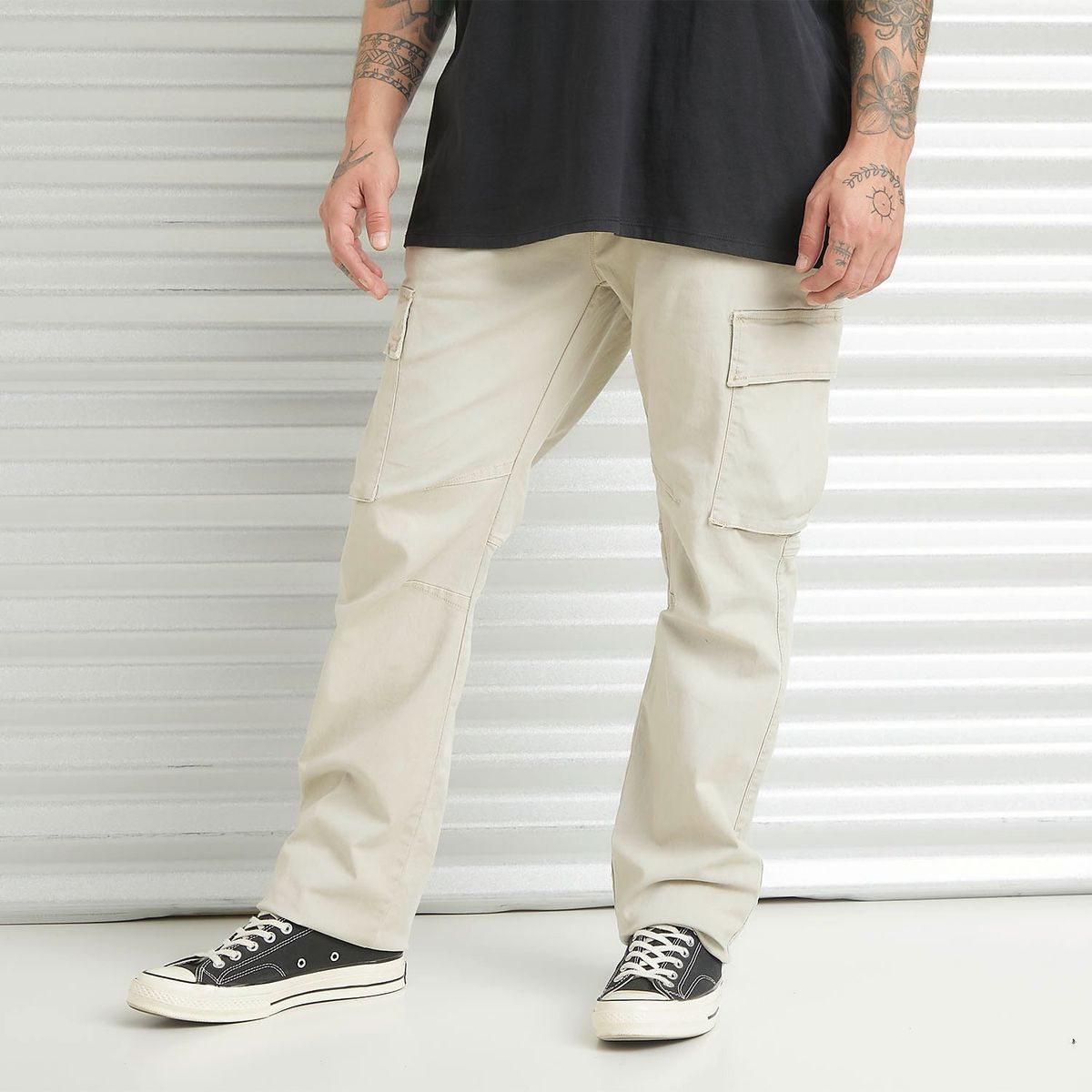 AMERICANINO - Pantalón Cargo Algodón Hombre Americanino